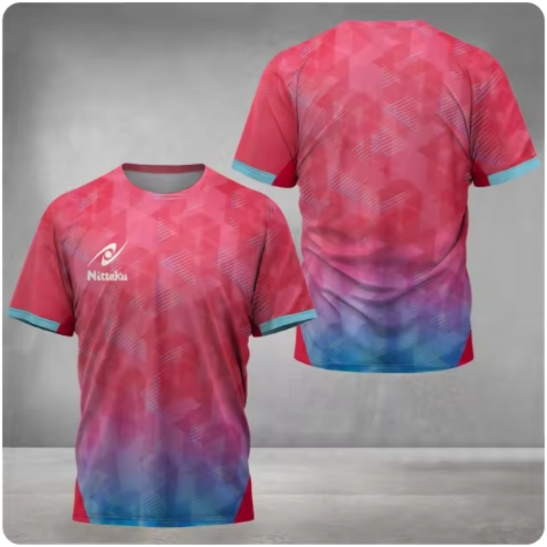 Table Tennis Jersey Butterfly - Nittaku Table Tennis T-shirt Victory Light
