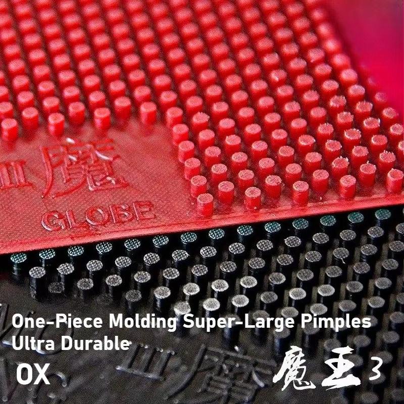 Table Tennis Height - OX Table Tennis Rubber Long Pimples
