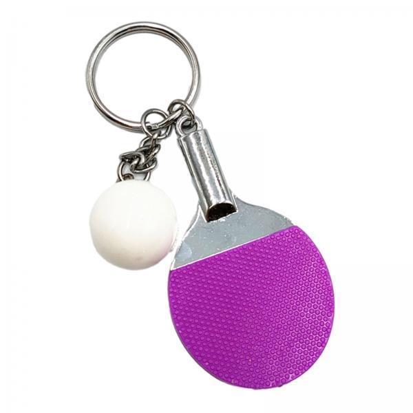 Cute Table Tennis Metal Keycha - Table Tennis Keychain ulasan dan harga