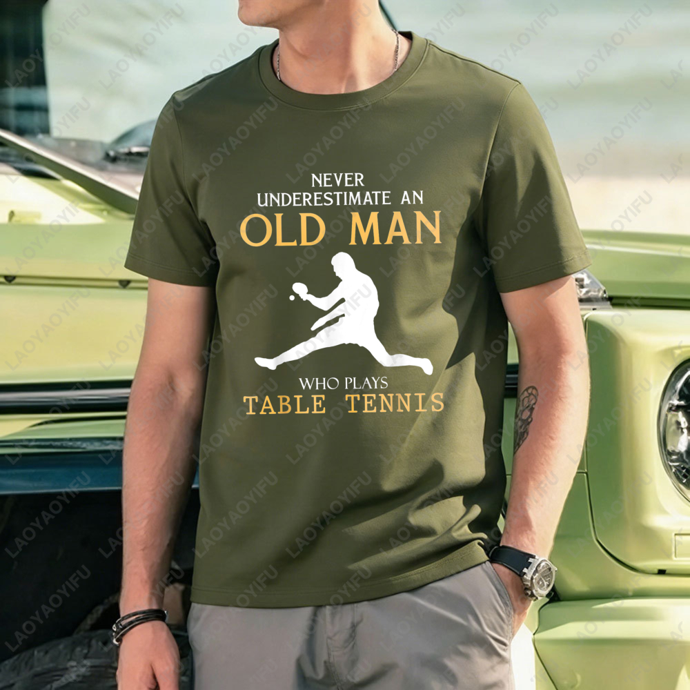 Never Underestimate An Old Man - Table Tennis Graphics ulasan dan harga