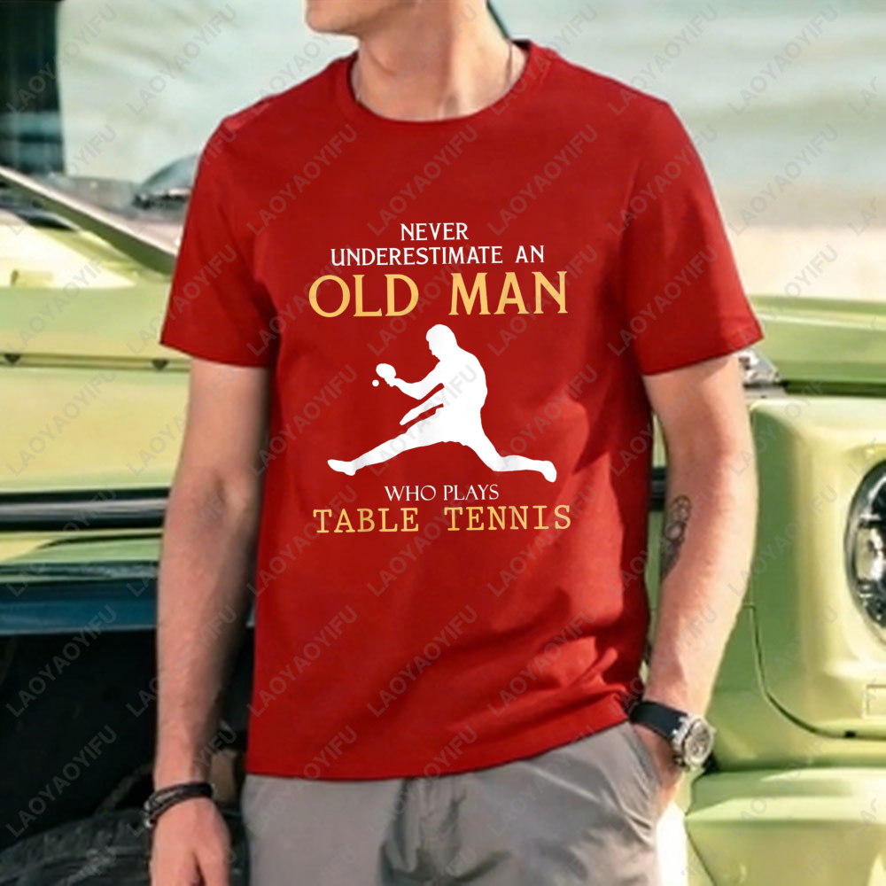 Never Underestimate An Old Man - Table Tennis Graphics ulasan dan harga