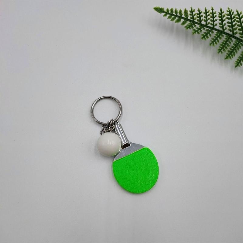 Q39E Sport Mini Metal Table Te - Table Tennis Keychain ulasan dan harga