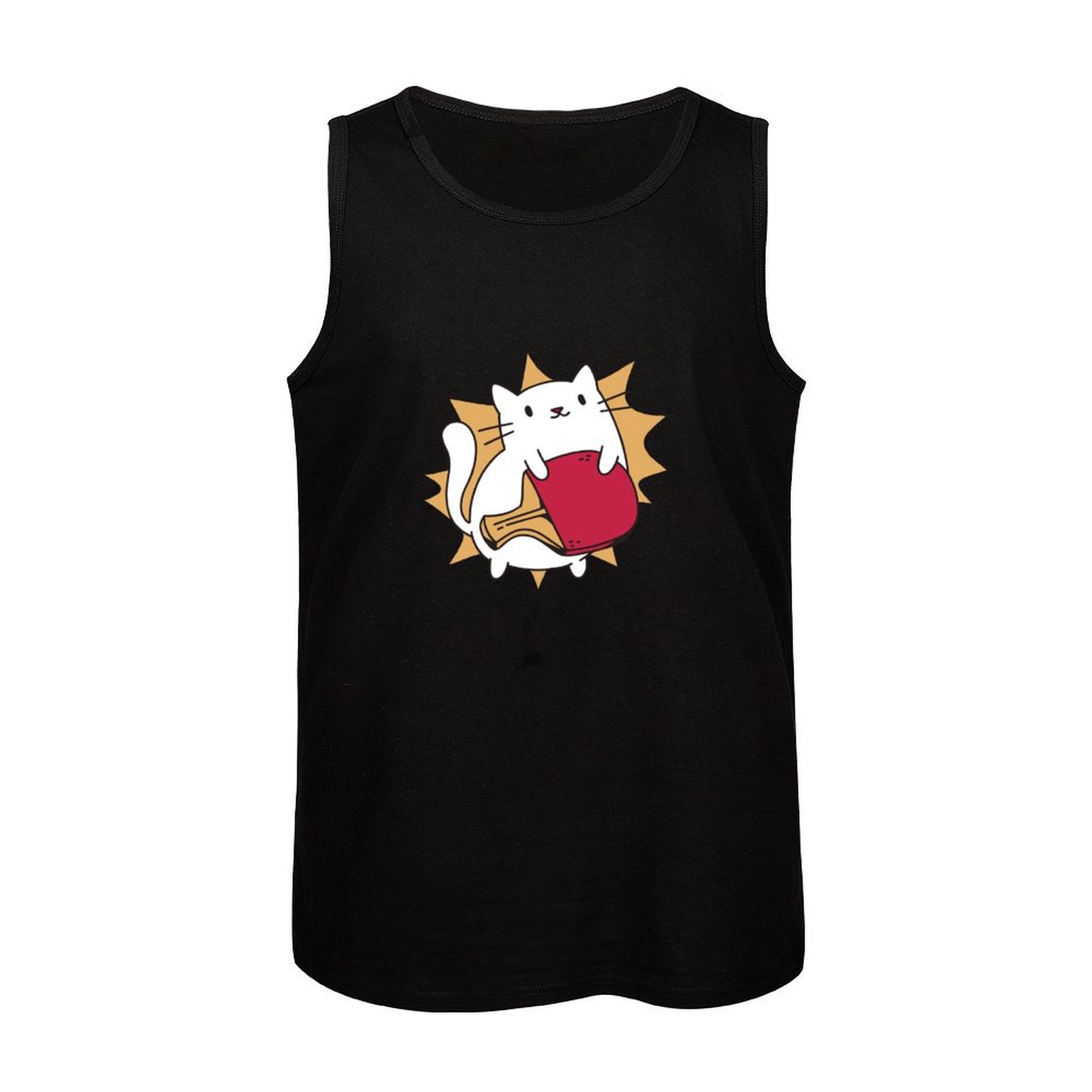 Cat plays table tennis Tank To - Table Tennis Graphics ulasan dan harga