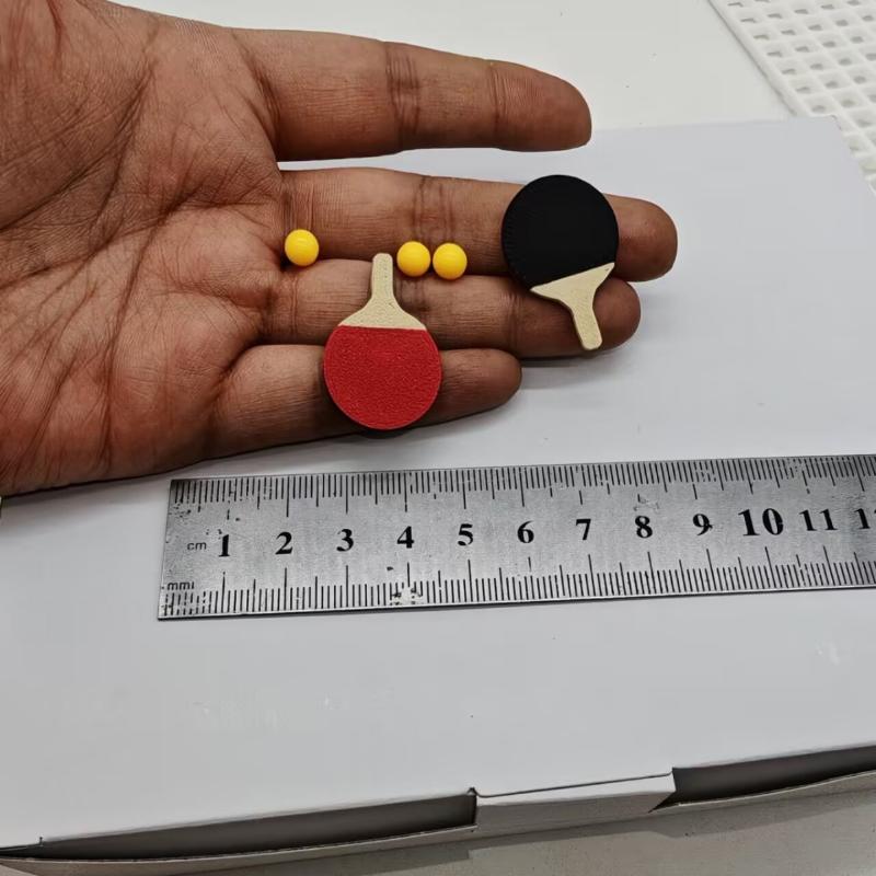 1Set Dollhouse Miniature Ping  - Table Tennis Umpire ulasan dan harga