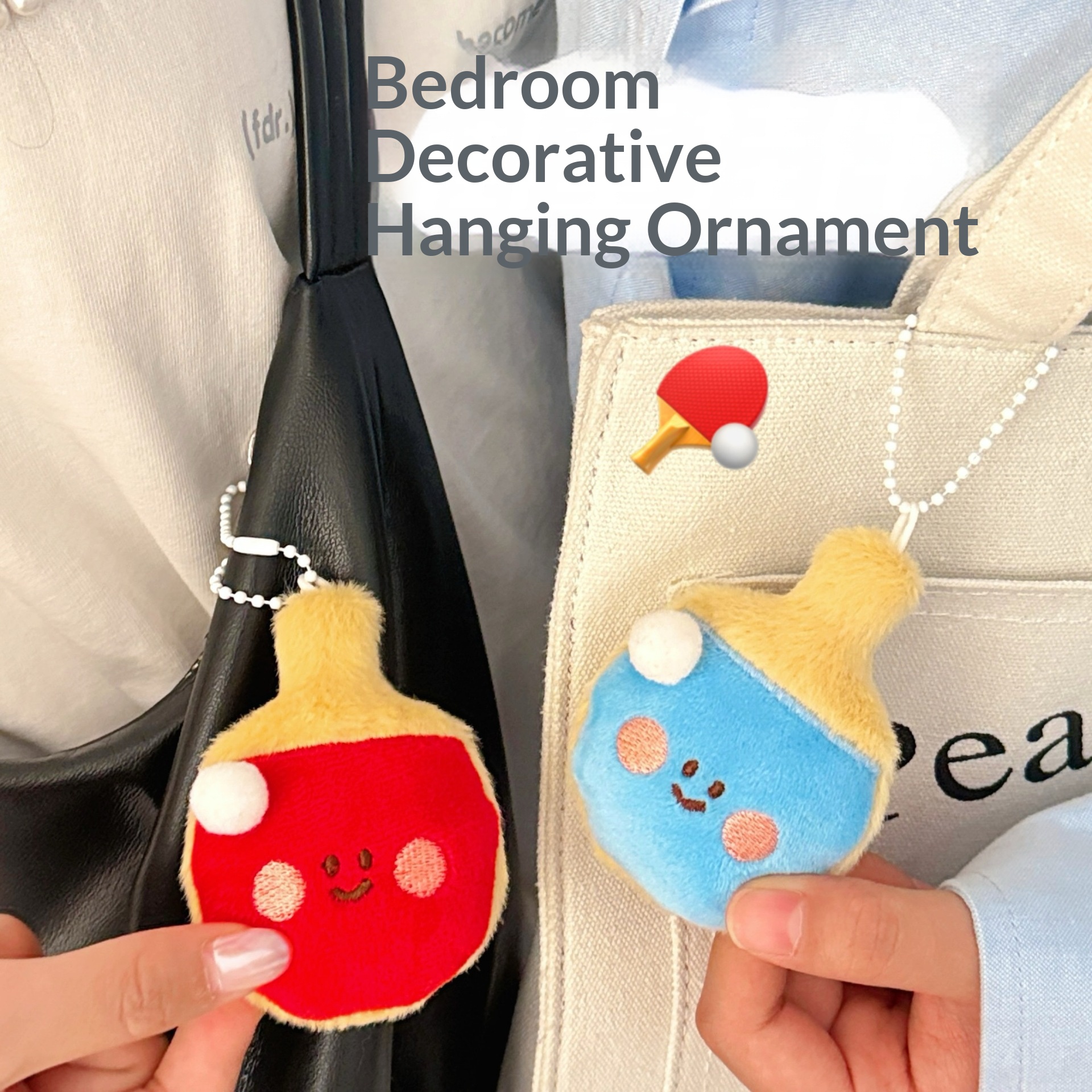 2 Pcs Badminton Tennis Racquet - Table Tennis Keychain ulasan dan harga