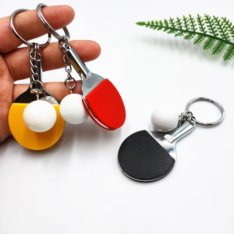 7 Colors Cute Ping Pong Racket - Table Tennis Keychain ulasan dan harga