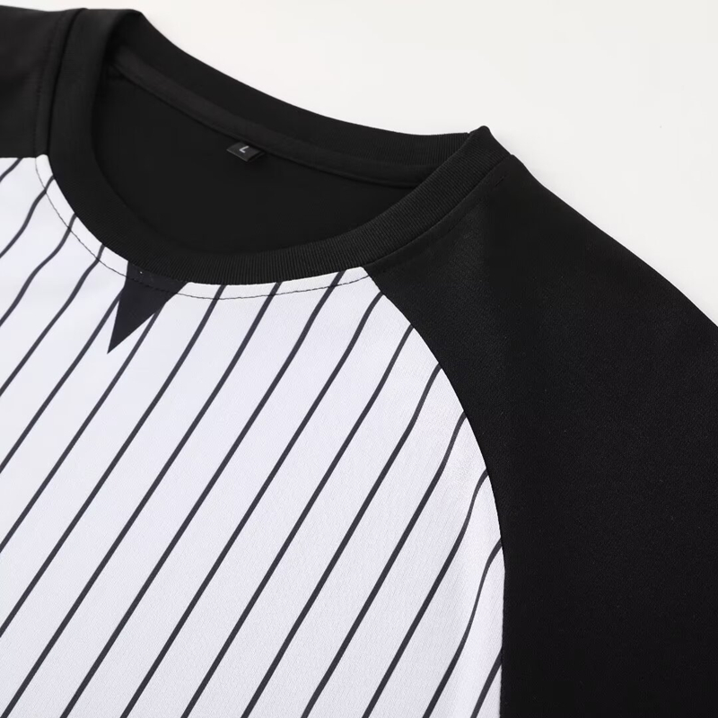 Stripe Referee Basketball Jers - Table Tennis Umpire ulasan dan harga