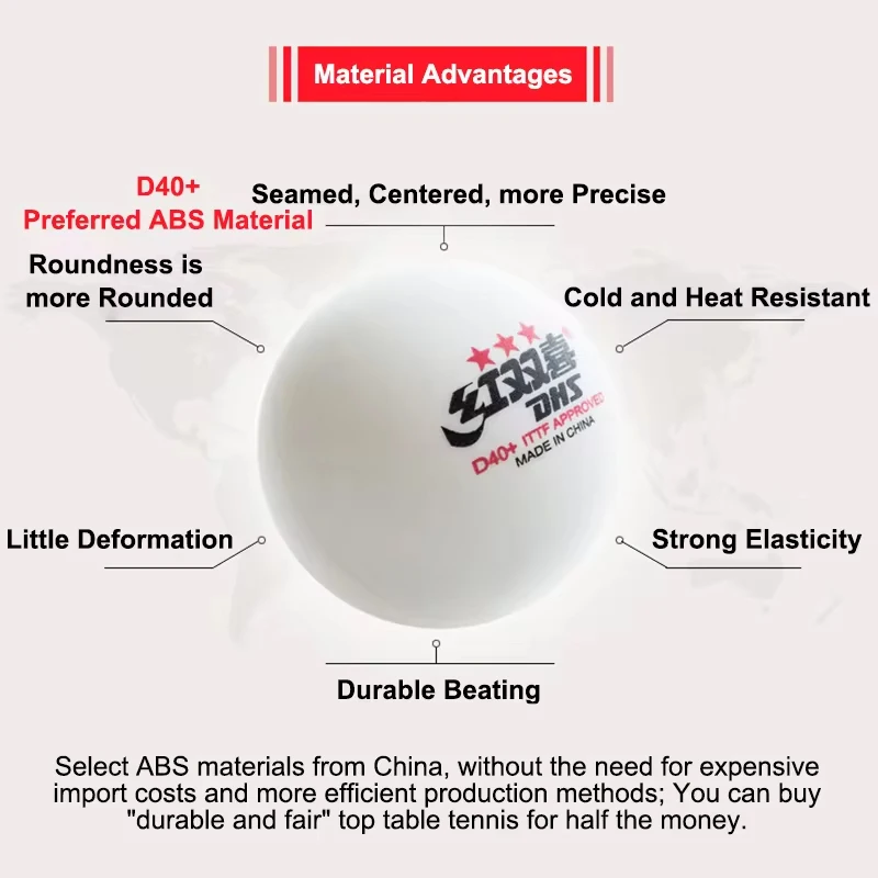 Bl Clor DHS Table Tennis Balls - Table Tennis Vr ulasan dan harga