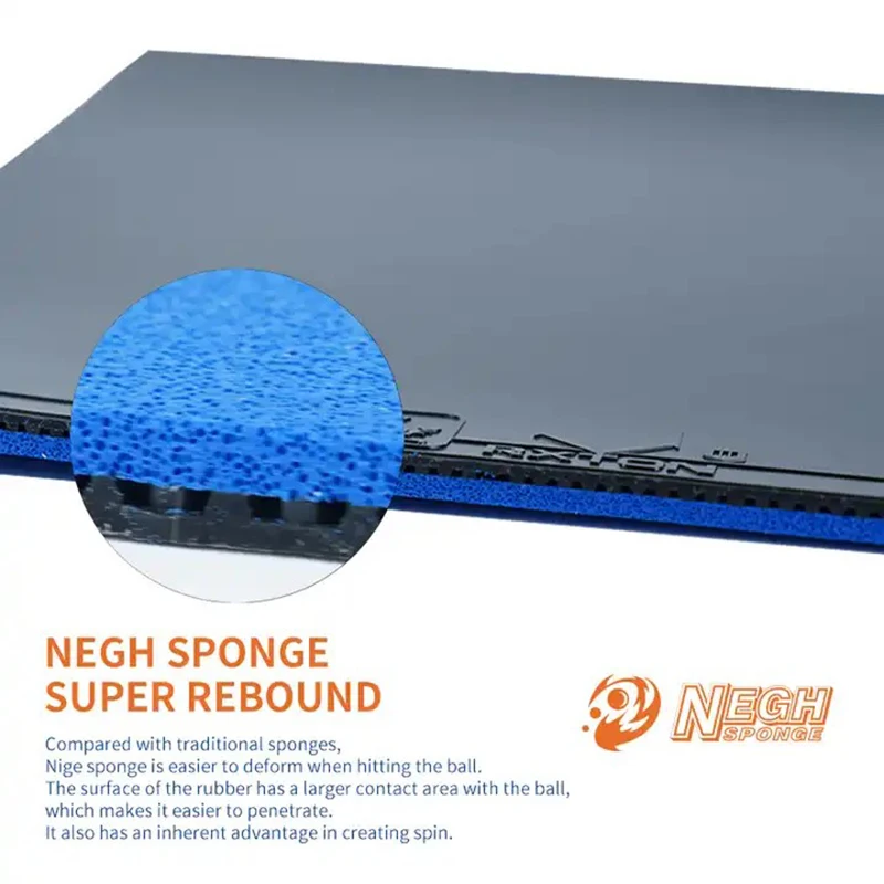 LOKI RXTON 3 Pro Blue Cake Spo - Table Tennis Db Rubbers ulasan dan harga