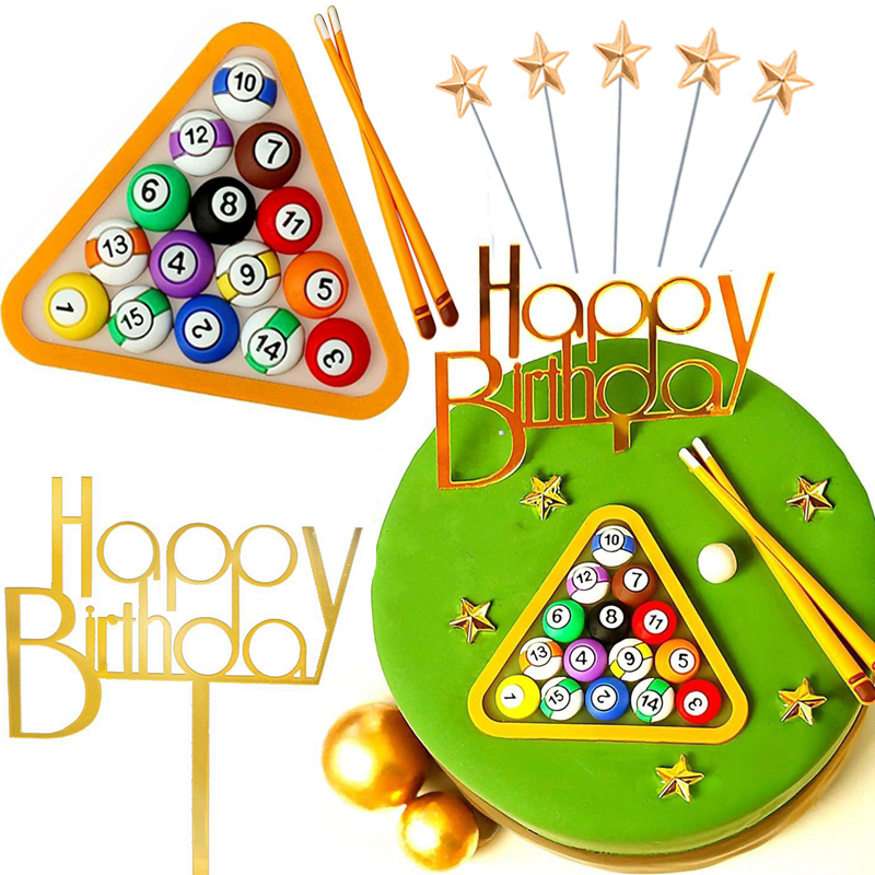 Billiard Ball Cake Decoration  - Table Tennis For Kids ulasan dan harga