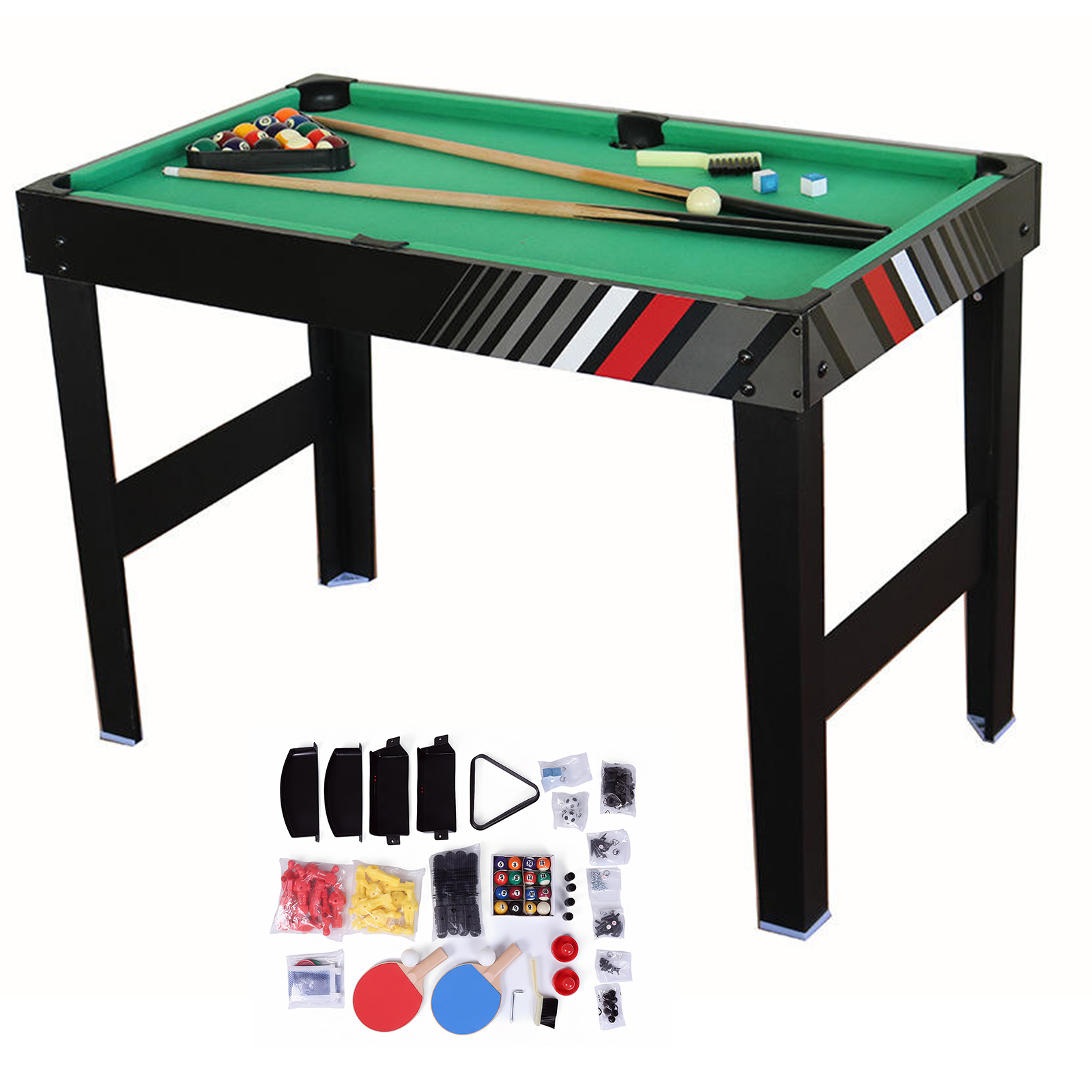 4-In-1 Air Hockey Table Combo  - Table Tennis For Kids ulasan dan harga