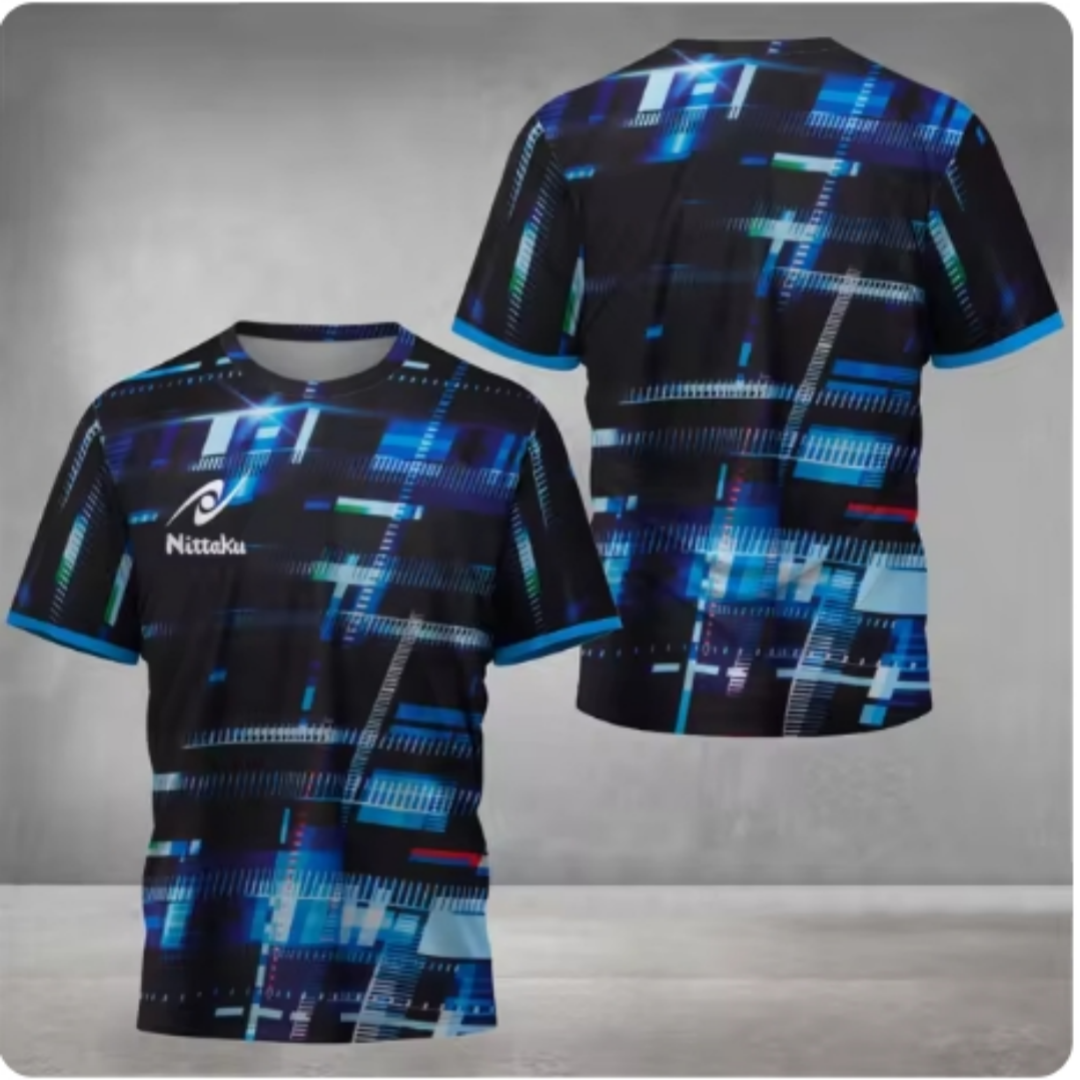 Nittaku Table Tennis T-shirt V - Table Tennis Jersey Butterfly ulasan dan harga