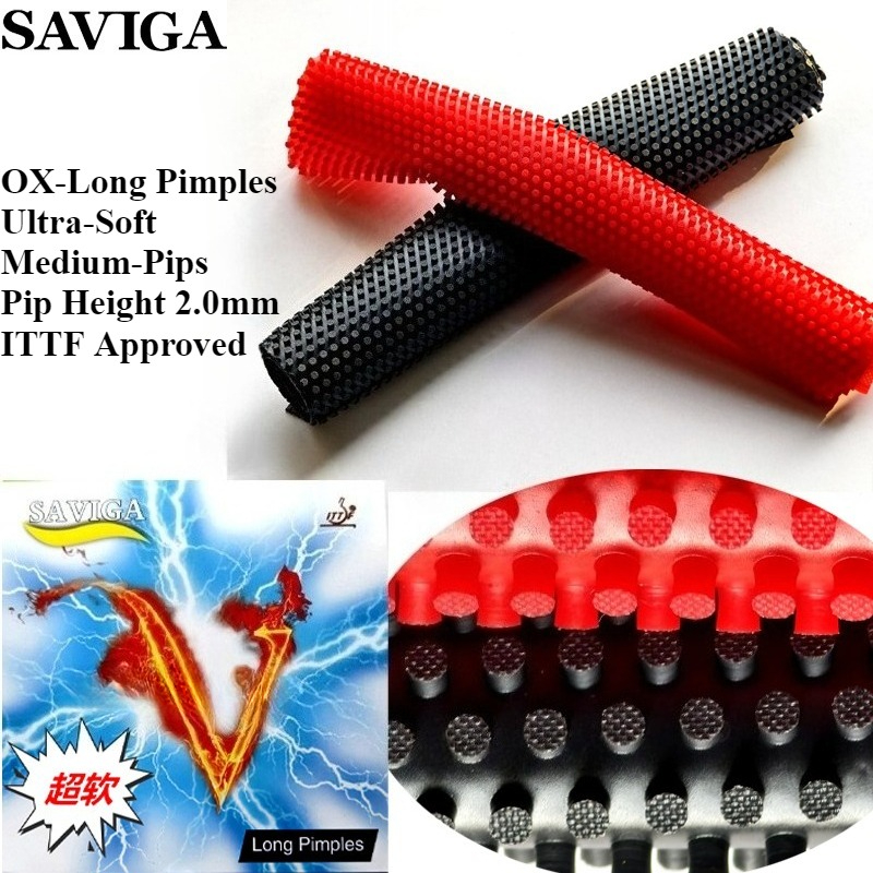 SAVIGA OX Table Tennis Rubber  - Table Tennis Height ulasan dan harga