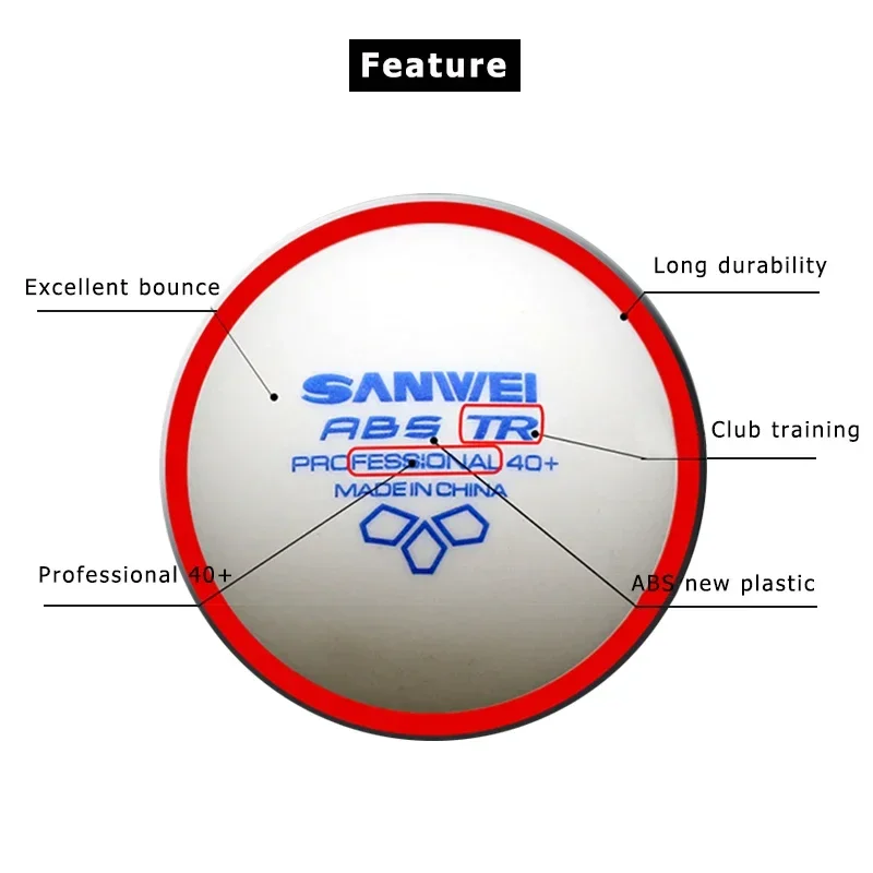 SANWEI TR 3 Star Table Tennis  - Table Tennis Vr ulasan dan harga