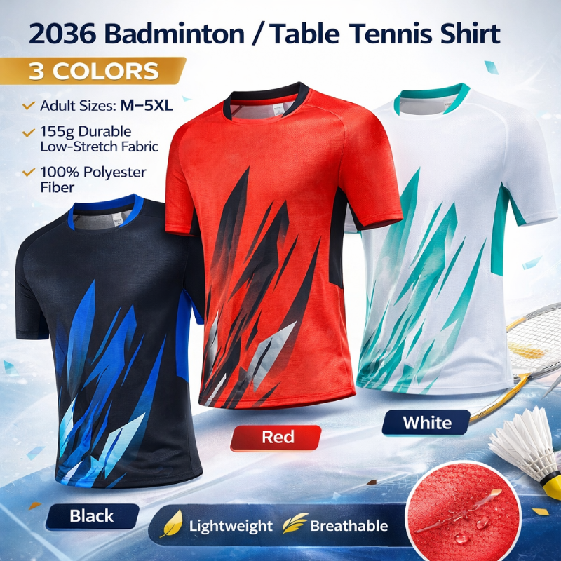 Badminton Table Tennis T-Shirt - Table Tennis Graphics ulasan dan harga