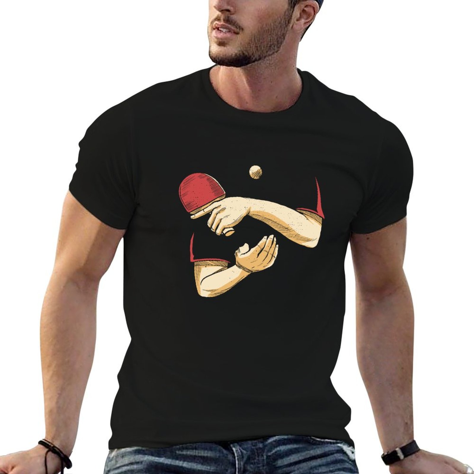 table tennis player T-Shirt ma - Table Tennis Graphics ulasan dan harga