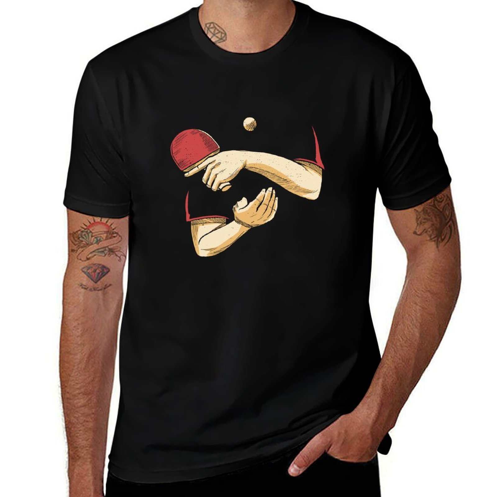 table tennis player T-Shirt ma - Table Tennis Graphics ulasan dan harga