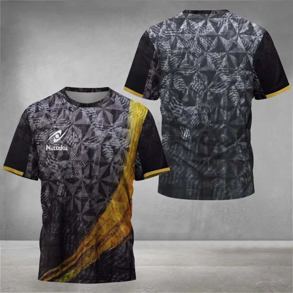 Men's Nittaku Table Tennis T-s - Table Tennis Jersey Butterfly ulasan dan harga